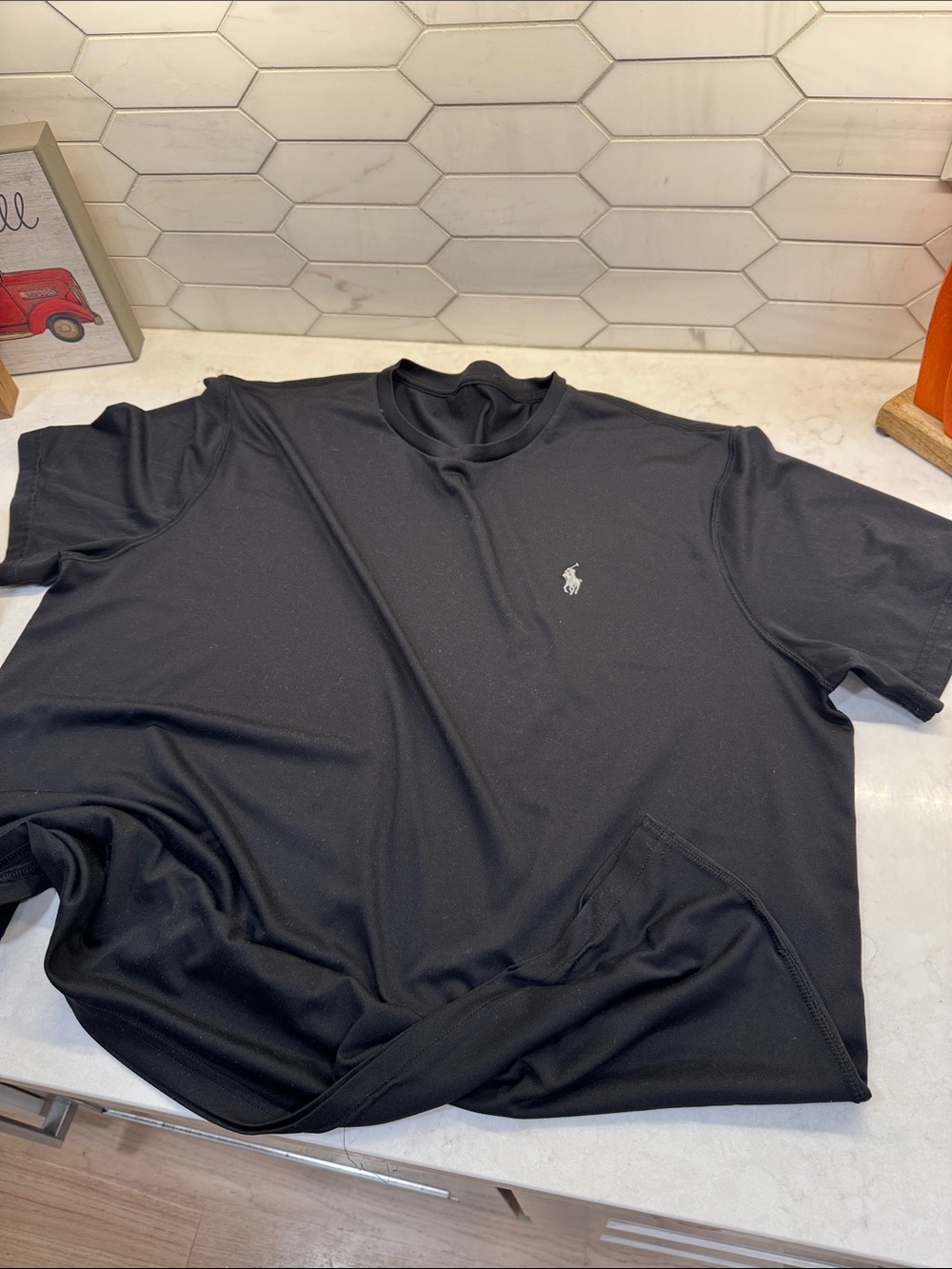 Ralph Lauren Black Athletic Tee Men’s XL